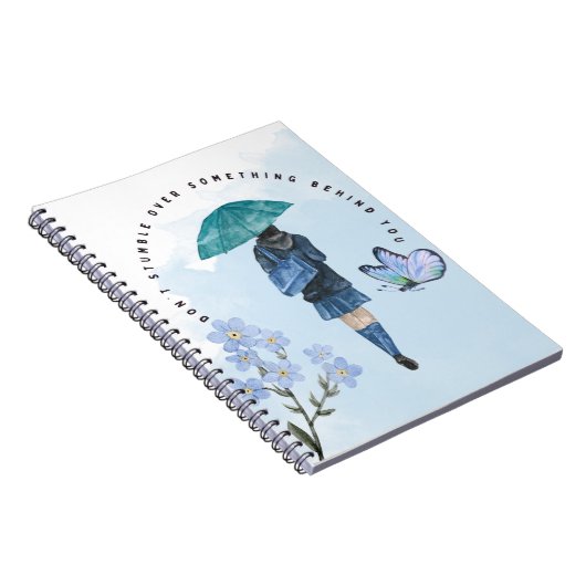 Stolpern Sie nicht über etwas hinter Ihnen Notizblock (Rechte Seite)