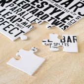 Stolpernde Gymnastik-Wort-Wolke Puzzle (Seite)