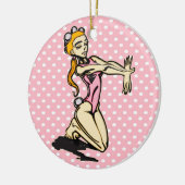 Stolpernde Leistung Keramik Ornament (Links)