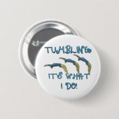 Stolpernder Gymnast Button (Vorne & Hinten)