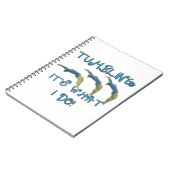 Stolpernder Gymnast Notizblock (Linke Seite)