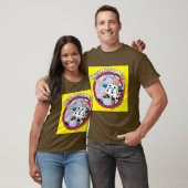 Stolperndes Würfel-Vollmond-Hasch-Shirt T-Shirt (Unisex)