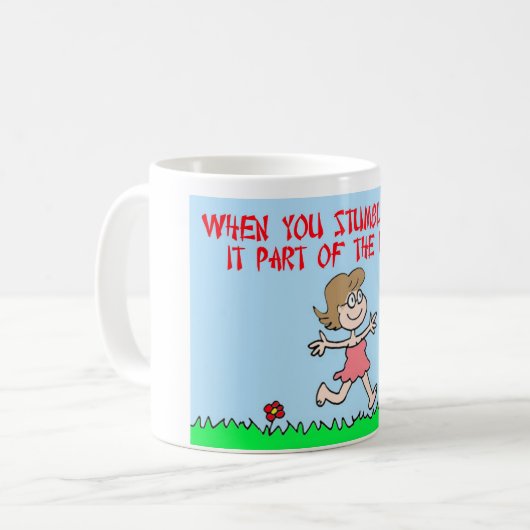 Stolperntanz Kaffeetasse (Vorderseite Links)