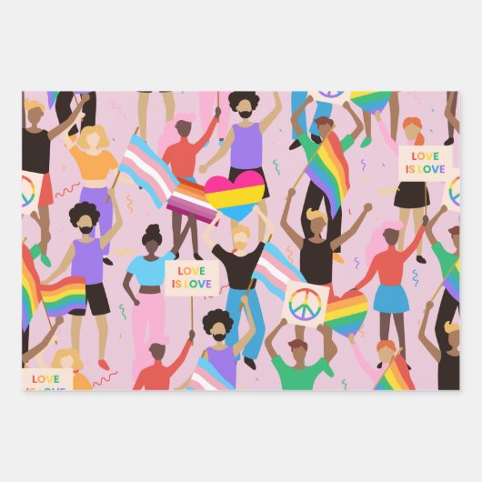 Stolperpapier Geschenkpapier Set (Vorderseite)