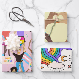 Stolperpapier Geschenkpapier Set