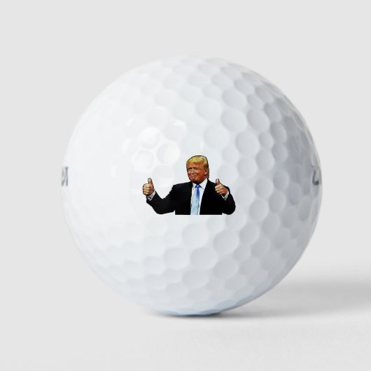 Stolpersteine - Donald Trump Golfball (Vorderseite)