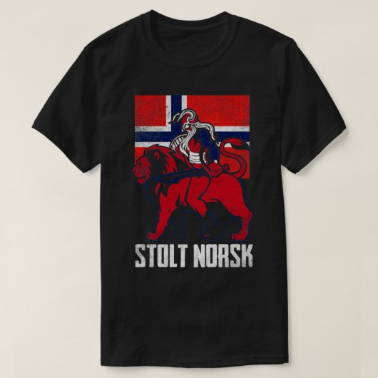 Stolt Norsk T-Shirt (Design vorne)