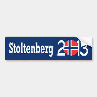 Stoltenberg 2013 autoaufkleber