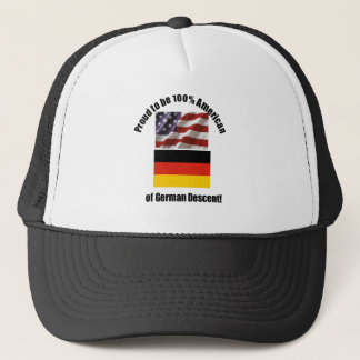 Stolz, 100% Amerikaner der deutschen desent Kappe