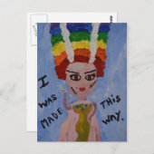 Stolz 2016 Postkarten - Ich wurde auf diese Weise  (Vorne/Hinten)