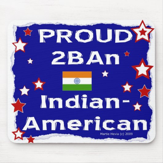 Stolz 2B Ein Indianeramerikaner - Mousepad (Vorne)