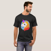 Stolz 8-Bit Unicorn Rainbow Graphic T-Shirts LGBT (Vorne ganz)