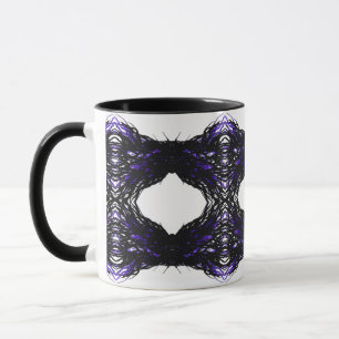 Stolz Abstract 7 Todsünden Alkohol-Tinte-Kunst Tasse