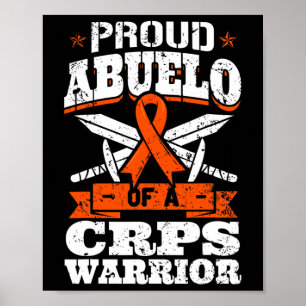 Stolz Abuelo eines Rsd-Bewusstseinsribbos eines Cr Poster