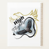 Stolz Adler der Himmel ist die Grenze Planer (Rückseite)