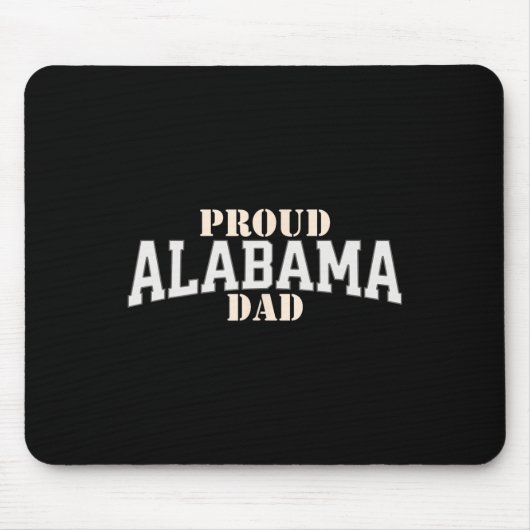 Stolz Alama Vater. Vatertag Mousepad (Vorne)