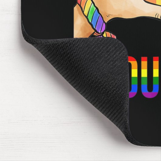 Stolz Albert Pride LGBT Transgender Flag Herz Gay Mousepad (Ecke)