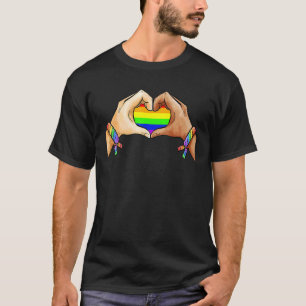 Stolz Albert Pride Lgbt Transgender Flag Herz Gay  T-Shirt