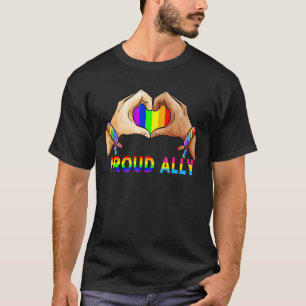 Stolz Albert Pride Lgbt Transgender Flag Herz Gay T-Shirt