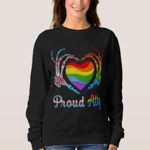 Stolz Ally Pride Transgender Gay Les Lgbtq Day Mon Sweatshirt