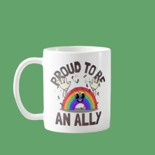 Stolz als alleinige Rainbow-Feier Kaffeetasse