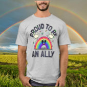 Stolz als alleiniger Regenbogen T-Shirt