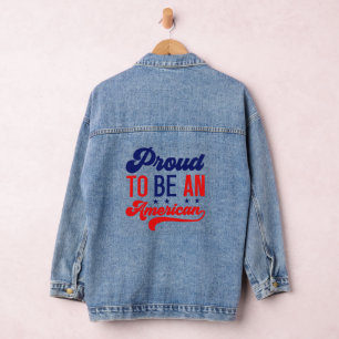 Stolz als Amerikaner Jeansjacke