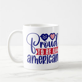 Stolz als Amerikaner Kaffeetasse