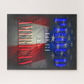 Stolz als Amerikaner Puzzle (Horizontal)