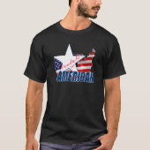 Stolz als Amerikaner T-Shirt (Vorderseite)