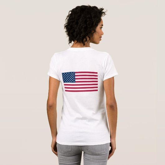 Stolz als Amerikaner T-Shirt (Schwarz voll)