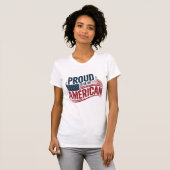 Stolz als Amerikaner T-Shirt (Vorne ganz)