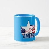 Stolz als Amerikaner Tasse (VorderseiteRechts)
