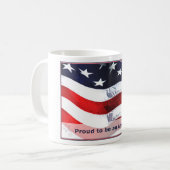 Stolz als amerikanische Tasse (Vorderseite Links)