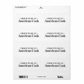 Stolz als amerikanischer Koch (Vorne)