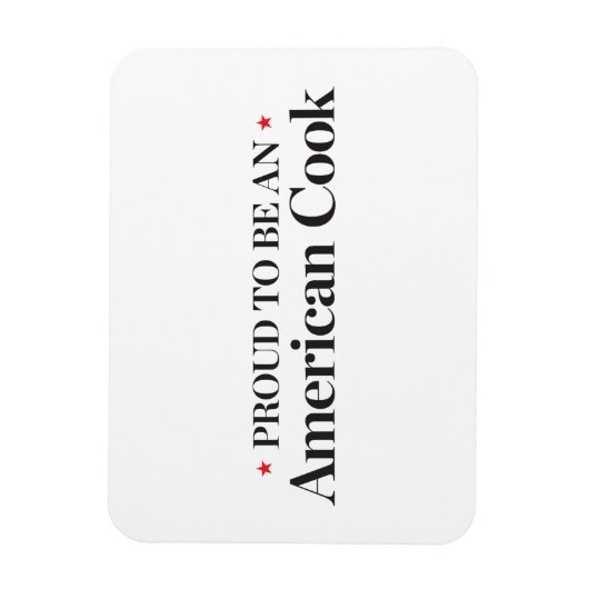 Stolz als amerikanischer Koch Magnet (Vertikal)
