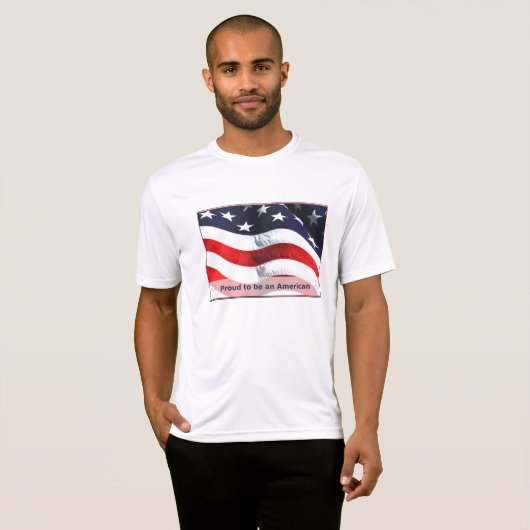 Stolz als amerikanischer T - Shirt (Vorne ganz)