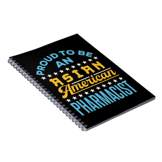 Stolz als asiatischer amerikanischer Apotheker Notizblock (Rechte Seite)