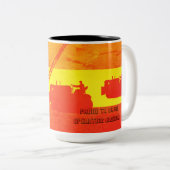 Stolz als Betriebsingenieur für Südwestfarben Zweifarbige Tasse (VorderseiteRechts)