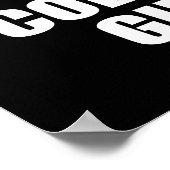 Stolz als CODING GIRL Poster (Ecke)