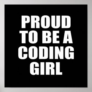 Stolz als CODING GIRL Poster