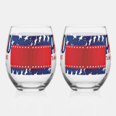 Stolz als Demokrat Weinglas Ohne Stiel (Rechts)