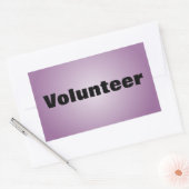 Stolz als engagierter Freiwilliger Rechteckiger Aufkleber (Umschlag)