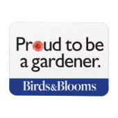 Stolz als Gärtner Magnet (Horizontal)