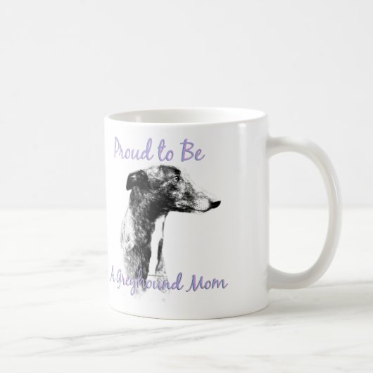 Stolz als Greyhound Mama Tasse (Rechts)