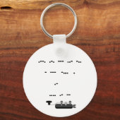 Stolz als Ham Morse Code Schlüsselanhänger (Vorderseite)