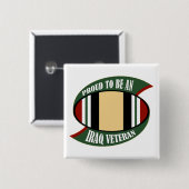 Stolz als Irakveteran Button (Vorne & Hinten)