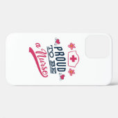 Stolz als Krankenschwester Case-Mate iPhone Hülle (Rückseite (Horizontal))