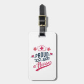 Stolz als Krankenschwester Gepäckanhänger (Vorderseite vertikal)