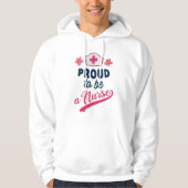 Stolz als Krankenschwester Hoodie (Vorderseite)